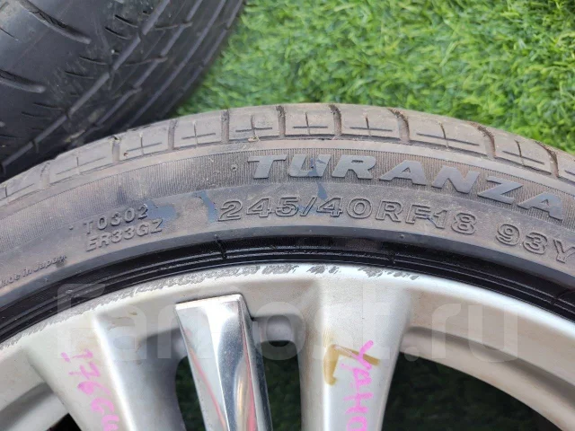 Bridgestone Turanza ER33. ������, 2010 ���, �/�, ����� 20 %. ���������� (������) ����