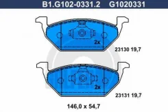 ������� ��������� �������� audi a3 vw golf skoda fabia Galfer B1. G102-0331.2 Vag: JZW698151A 6Q0698151 5C0698151 1J0698151B 1J0698151A 1J0698151 B1G1...