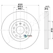 ���� ��������� AUDI A4 2.0-3.2 04-/A6 1.8-4.2 97-05/A6 Allroad 00-05 �������� Japanparts DI0909 DI0909 ����