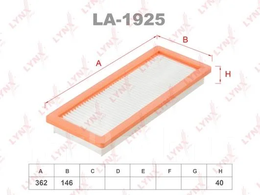 ������ ��������� LYNXauto LA-1925 LA1925 ����