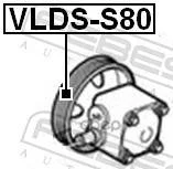 ���� ������ �������������� Volvo C70 (1997-2002) ��� ������ 8251736 [178Febestvldss80] VLDSS80 ����