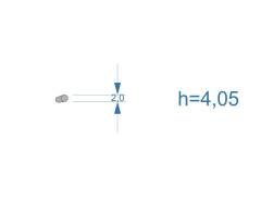 ��� �������������� ��� �������� Delphi CR D=2,00�� (h=4.05��) ����