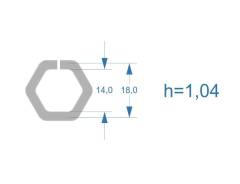 ����� �������������� ��� �������� Siemens CR 14,0*ES18,0�� (h=1.04��) ����