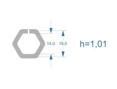 ����� �������������� ��� �������� Siemens CR 14,0*ES18,0�� (h=1.01��) ����