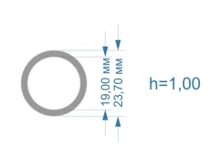 ����� �������������� ��� �������� Bosch CR 19,0*23,7�� (h=1.00��) ����