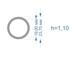 ����� �������������� ��� �������� Bosch CR 19,0*23,7�� (h=1.10��) ����