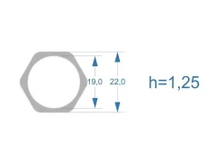 ����� �������������� ��� �������� Bosch CR 19,0*ES22,0�� (h=1.25��) ����