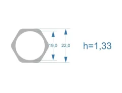 ����� �������������� ��� �������� Bosch CR 19,0*ES22,0�� (h=1.33��) ����