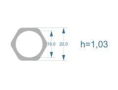 ����� �������������� ��� �������� Bosch CR 18,0*ES22,0�� (h=1.03��) ����