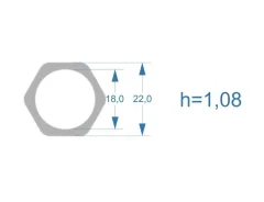 ����� �������������� ��� �������� Bosch CR 18,0*ES22,0�� (h=1.08��) ����