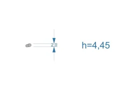 ��� �������������� ��� �������� Delphi CR D=2,00�� (h=4.45��) ����