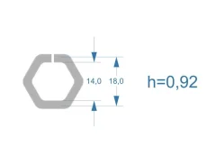 ����� �������������� ��� �������� Siemens CR 14,0*ES18,0�� (h=0.92��) ����