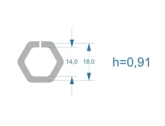 ����� �������������� ��� �������� Siemens CR 14,0*ES18,0�� (h=0.91��) ����