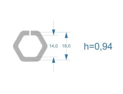 ����� �������������� ��� �������� Siemens CR 14,0*ES18,0�� (h=0.94��) ����