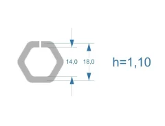����� �������������� ��� �������� Siemens CR 14,0*ES18,0�� (h=1.10��) ����