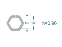 ����� �������������� ��� �������� Siemens CR 14,0*ES18,0�� (h=0.96��) ����