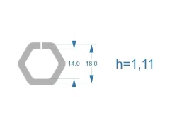 ����� �������������� ��� �������� Siemens CR 14,0*ES18,0�� (h=1.11��) ����