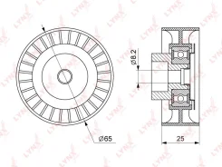 ����� �������� ���������� ����� LYNXauto PB7154 PB7154 ����