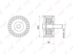 ����� �������� ����� ��� LADA 16��. Granta/Kalina/Largus/Priora/VE�STA/XRAY LYNXauto PB3012 PB3012 ����