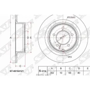 ���� ��������� (���) Mitsubishi ASX 10- / Lancer 07-17 SAT ST-4615A121 ST4615A121 ����