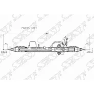 ����� ������� Mitsubishi L200 07-16 / Pajero Sport 08-17 (����� ����) SAT ST-MR333500 STMR333500 ����