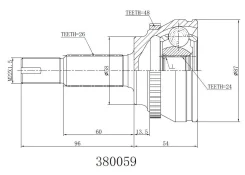 ���� ������� 26/24 ABS 48 | ����� ��� | INKO 380059 380059 ����