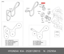 �������� ����� ���������� ����� ��� KIA CEED, Hyundai i30, KIA Cerato hyundai-kia 25281-2b010 252812B010 ����