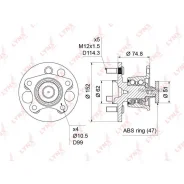 ������� ������ | ��� ����/��� | Lynxauto WH-1451 WH1451 ����