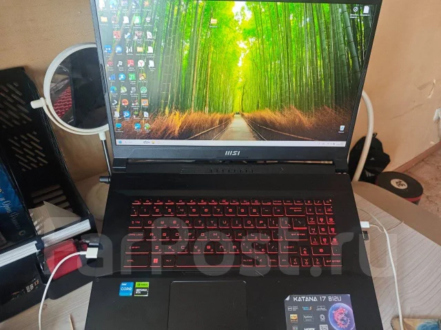 MSI Katana 17 B12UCR. 17.3", 2����, ��� 16 ��, ���� 512���, WiFi: 1, Bluetooth: 1, ����������� �� 5��. ����
