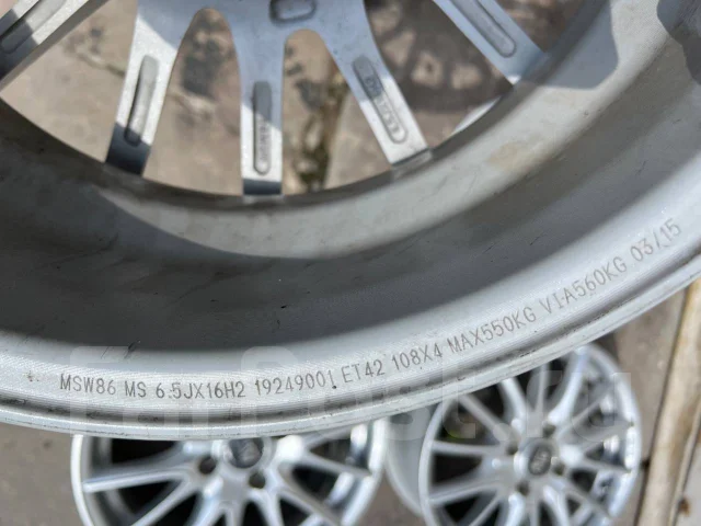 MSW. 6.5x16", 4x108, ET42 ����