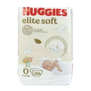 ���������� HUGGIES elite soft NB ��� ������������� �� 3,5�� 50�� ����