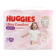 ����������-������� HUGGIES Ultra Comfort ��� ������� 7 17�� 34�� ����