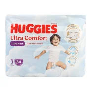 ����������-������� HUGGIES Ultra Comfort ��� ��������� 7 17�� 34�� ����