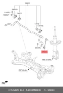 ������ ������������� ��� Hyundai Creta 16-, Hyundai Solaris II hyundai-kia 54830m0000 54830M0000 ����