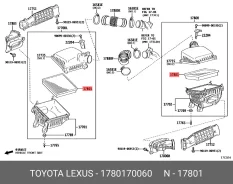 ������ ��������� Toyota 1780170060 1780170060 ����