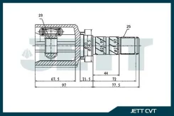 ���� ���������� JETT V40-1072 JETT V40-1072 V401072 ����