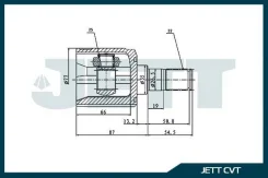 ���� ���������� JETT V40-4009 JETT V40-4009 V404009 ����