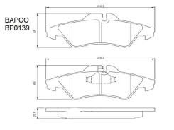������� ��������� �������� Mercedes-Benz Sprinter 4-t, Vito 638 BP0139 ����