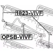 ���� ������������� OPEL Vivaro 2001-2014 1823-VIVF Febest 1823-VIVF 1823VIVF ����