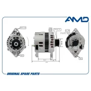 ��������� (85 A) Chevrolet (Lanos T100) AMD Amdel174 AMD Amdel174 AMDEL174 ����