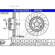 ����. ���� ���. [330x32] 5 ���. ATE 24.0132-0153.1 ATE 24013201531 24013201531 ����