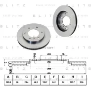 ���� ��������� Mitsubishi Pajero 00- �����. ����. Blitz BS0169 Blitz BS0169 BS0169 ����