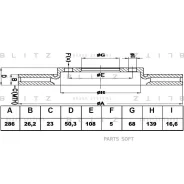 ���� ��������� Volvo S60/S80/V70/XC70 98- �����. ����. Blitz BS0211 Blitz BS0211 BS0211 ����