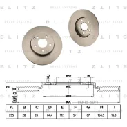 ���� ��������� MB W204 07- �����. ����. Blitz BS0247 Blitz BS0247 BS0247 ����