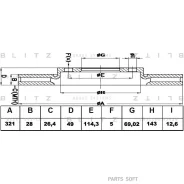 ���� ��������� Hyundai IX55/Santa FE 06- �����. ����. Blitz BS0292 Blitz BS0292 BS0292 ����