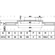 ���� ��������� LAND Rover Discovery/Range Rover Sport 04- �����. ����. Blitz BS0323 Blitz BS0323 BS0323 ����