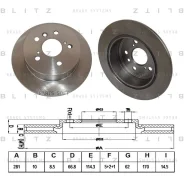 ���� ��������� Lexus/Toyota ES/Camry 06- ����. Blitz BS0349 Blitz BS0349 BS0349 ����