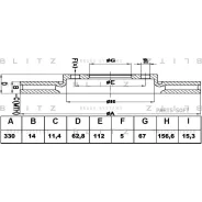 ���� ��������� MB W164/W251 06- ����. Blitz BS0402 Blitz BS0402 BS0402 ����