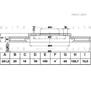 ���� ��������� Suzuki Swift 05- �����. ����. Blitz BS0438 Blitz BS0438 BS0438 ����