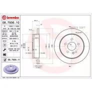 ���� ��������� MB W163 99- ����. (���. 2 ��. ) Brembo 08793611 Brembo 08793611 08793611 ����